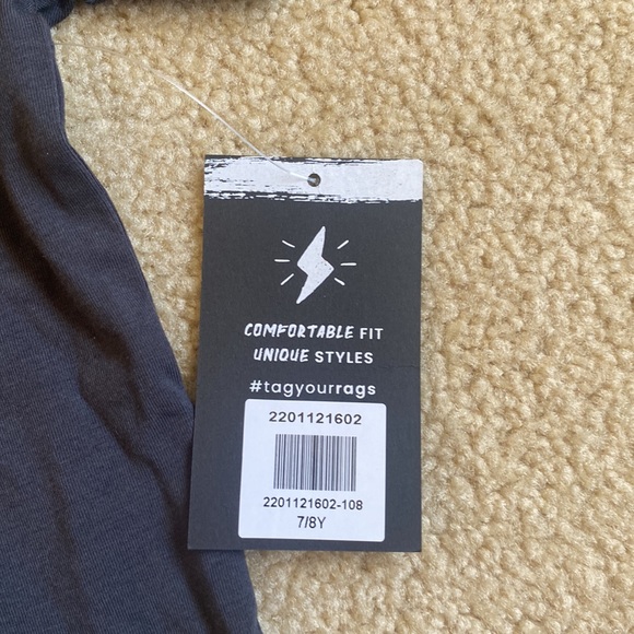 NWT - RAGS - Motorhead hooded T-Shirt - Size 7/8 - Picture 2 of 5